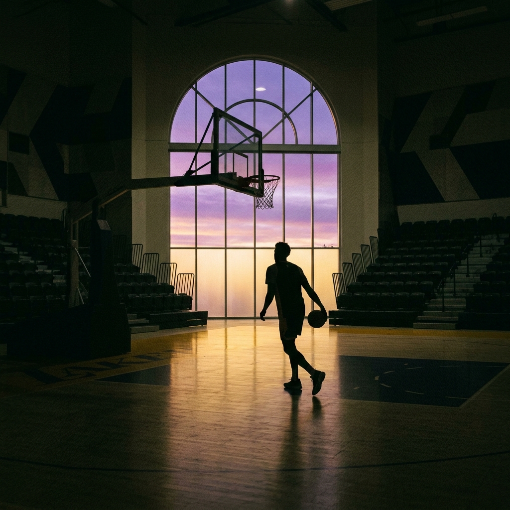 Light of 5 A.M. in Purple and Gold