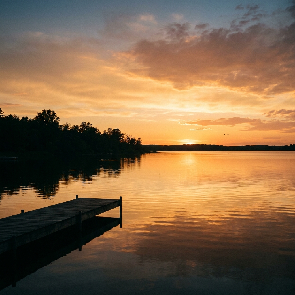 Golden Sunset Reverie